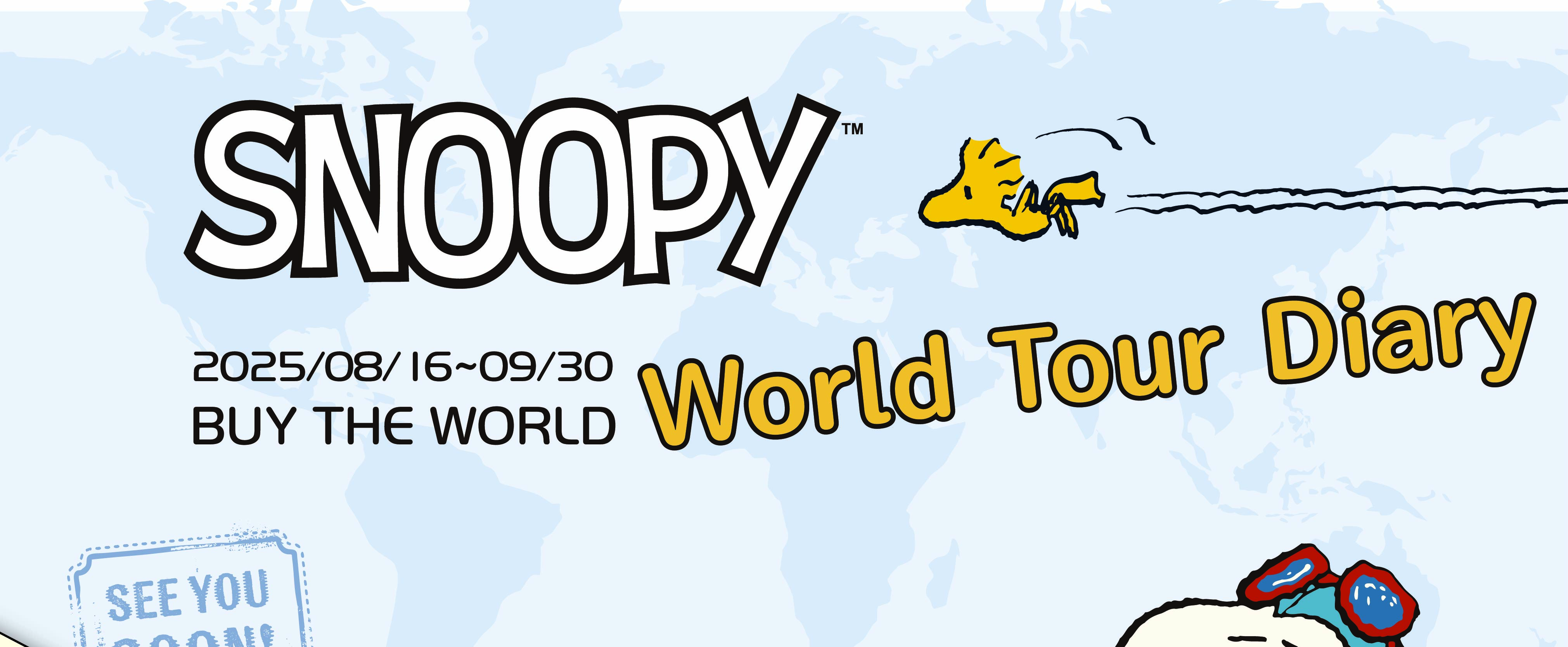 Snoopy’s World Tour Diary—Buy the World