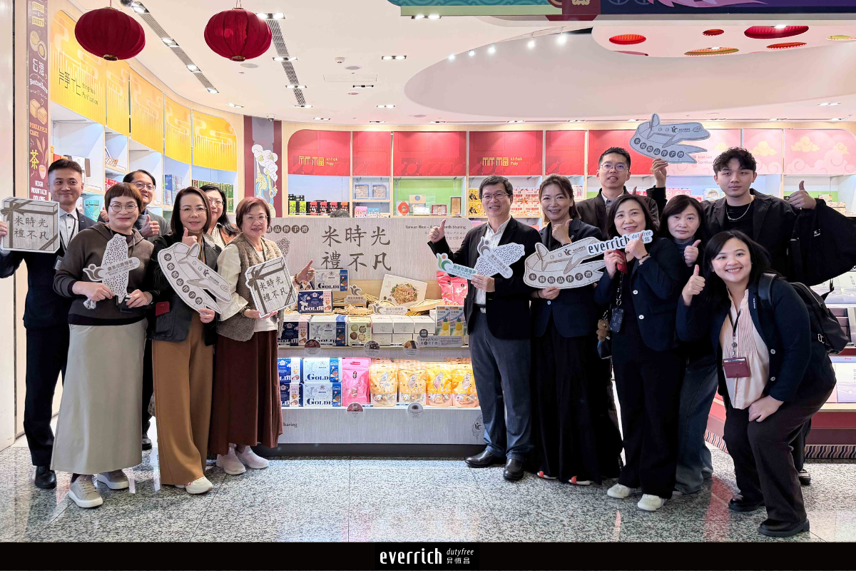國門迎米香！　米糧精品伴手禮進駐桃園國際機場