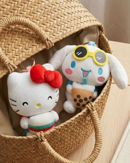 618話題新品｜三麗鷗夜市美食吊飾
