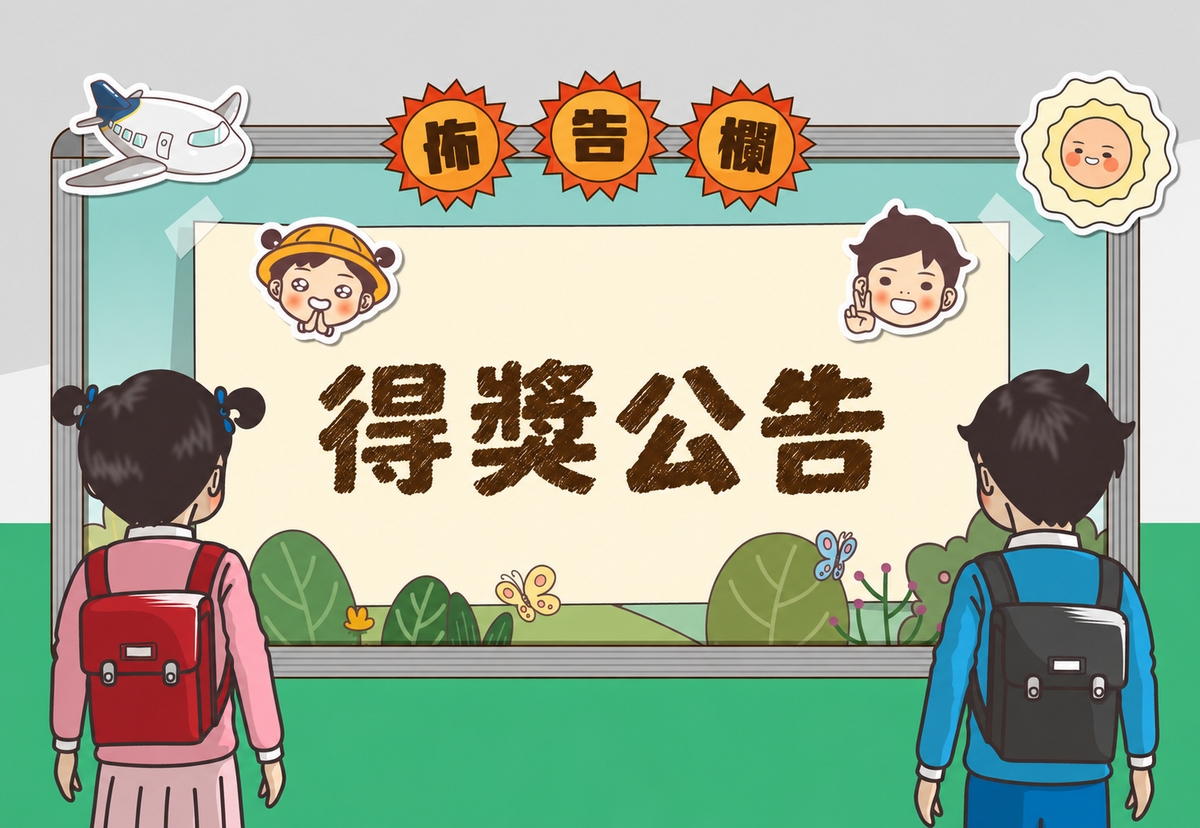 【童年逆襲 放肆趣】中獎公告