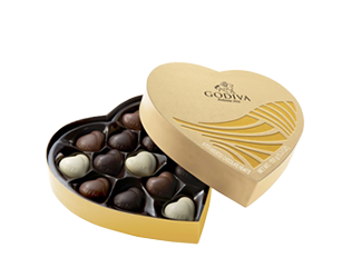 GODIVA 經典心形巧克力禮盒