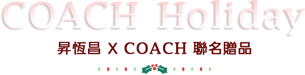 COACH Holiday 聯名贈品