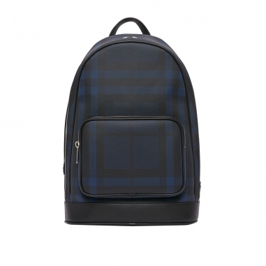 Burberry博柏利(精品) ROCCO 後背包/London 格紋拼皮革後背包