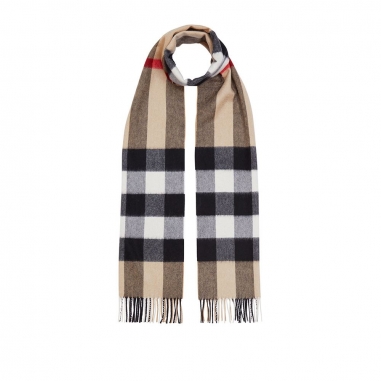 Burberry博柏利(精品) HALF MEGA CHECK 圍巾