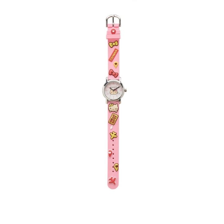  機場限定-Hello Kitty 旅行兒童錶 粉色