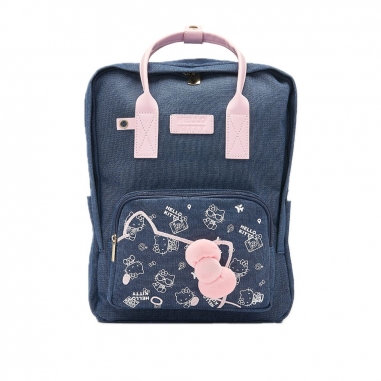 EVERRICH昇恆昌獨家開發監製 機場限定 Hello Kitty 牛仔後背包