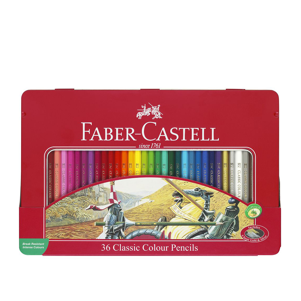 Faber-Castell 德國 Faber Castell 輝柏｜36色經典油性色鉛筆
