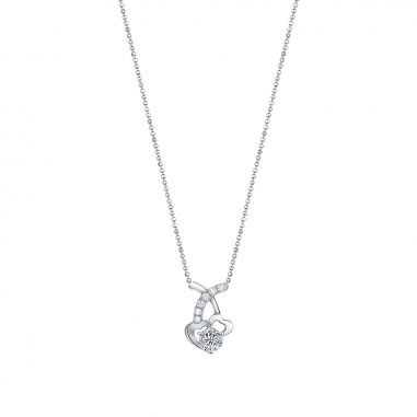 Ever Rich Jewelry昇恆昌珠寶 MEET U 心型鑽石項墜