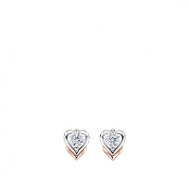 Ever Rich Jewelry昇恆昌珠寶 MEET U 心型鑽石耳環