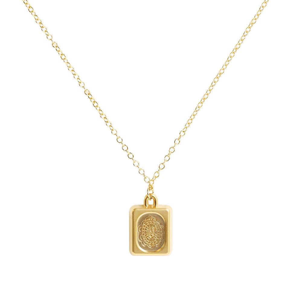 Yajhih design 卡片項鍊 Card Necklace 台灣文化立體款｜紅龜粿