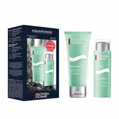 BIOTHERM碧兒泉 男仕活泉多水保濕凝膠及潔顏露特惠組