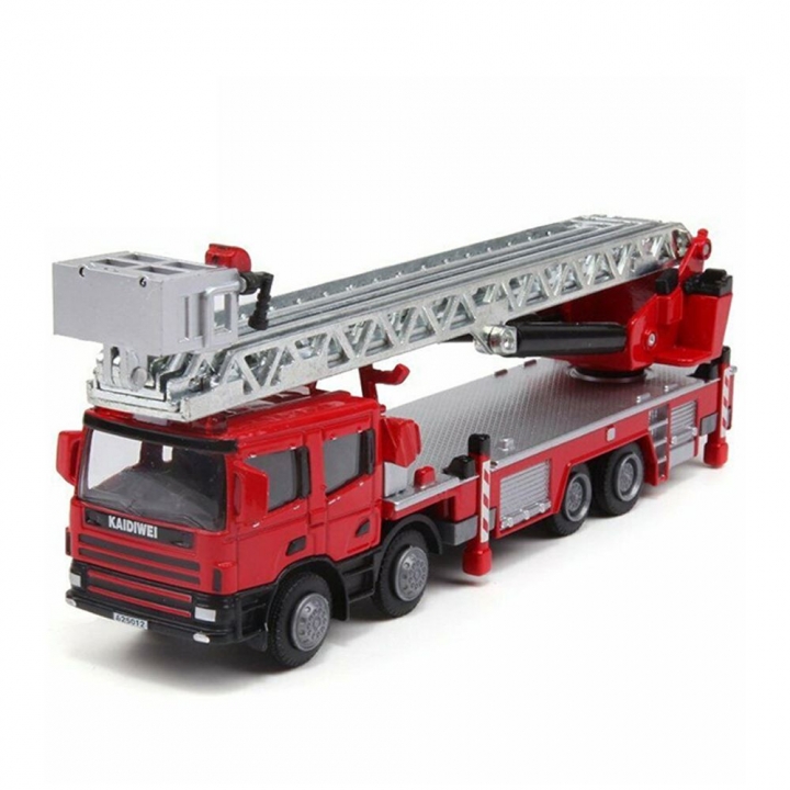 Ladder Fire Engine1/50 合金模型車-消防救援雲梯車(香港)