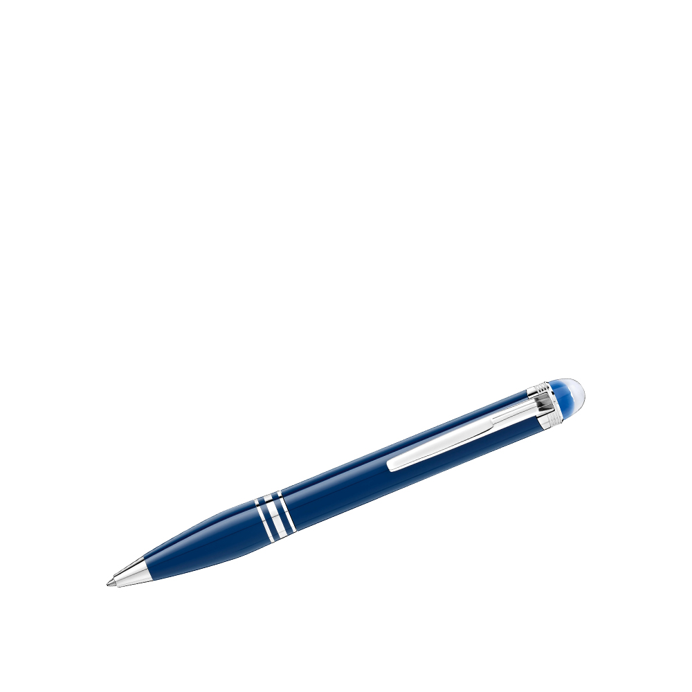 Montblanc 星際行者藍色星球系列珍貴樹脂原子筆
