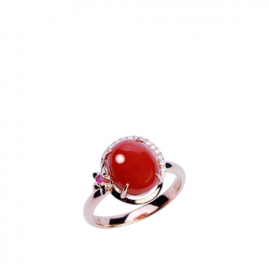 Ever Rich Jewelry昇恆昌珠寶 珊瑚戒指