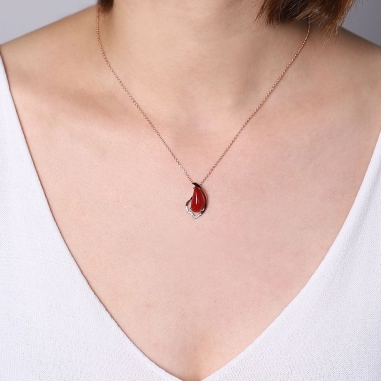 CORAL PENDANT珊瑚項墜