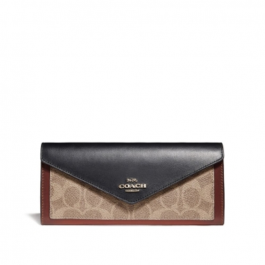 Coach蔻馳(精品) SOFT WALLET 皮夾長夾