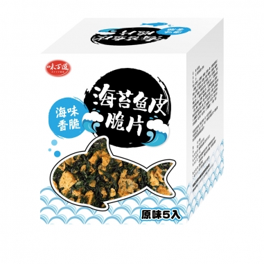 味百選味百選 原味海苔魚皮脆片