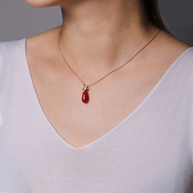 CORAL PENDANT珊瑚項墜
