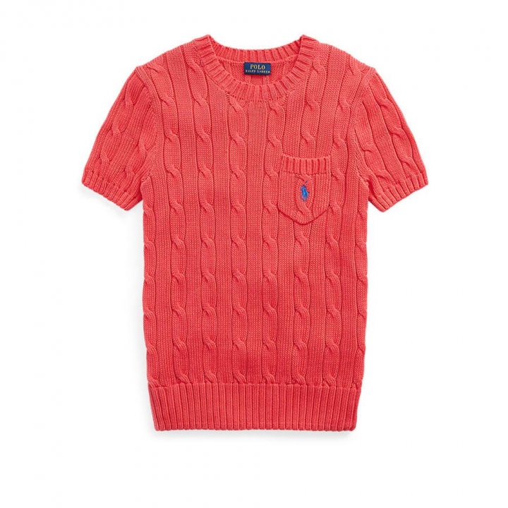 PRL OS211C09 SHORT SWTKNITS TOP女性毛衣/針織衫