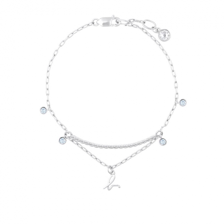CHILLOUT BRACELETCHILLOUT 手鍊 LOGO法式優雅復古桿雙鏈手鍊