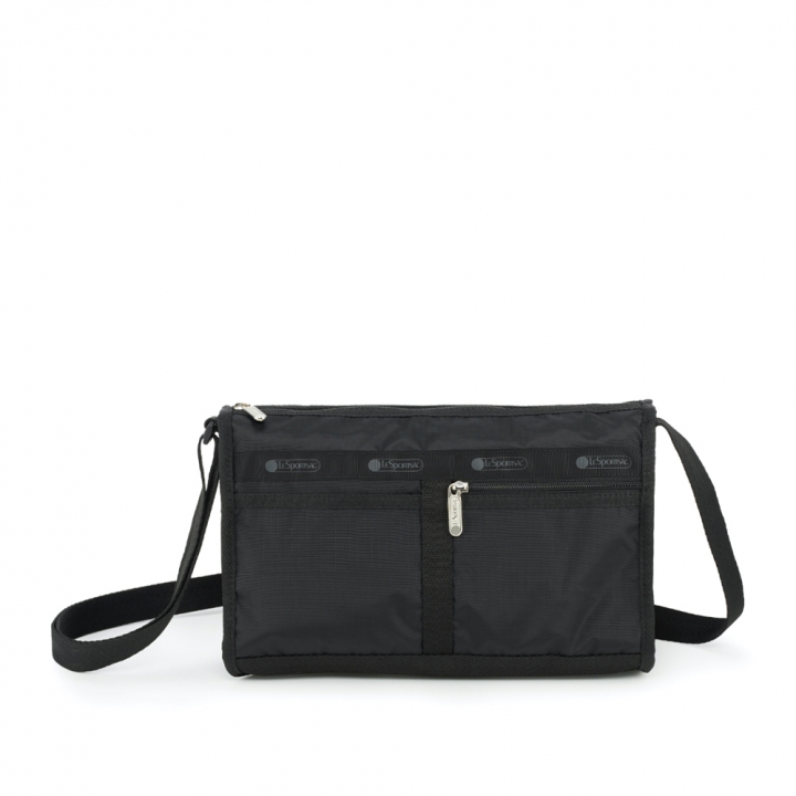 DELUXSHOULDERSATCHELDELUXE SHOULDER SATCHEL 經典斜背包 - 經典黑色
