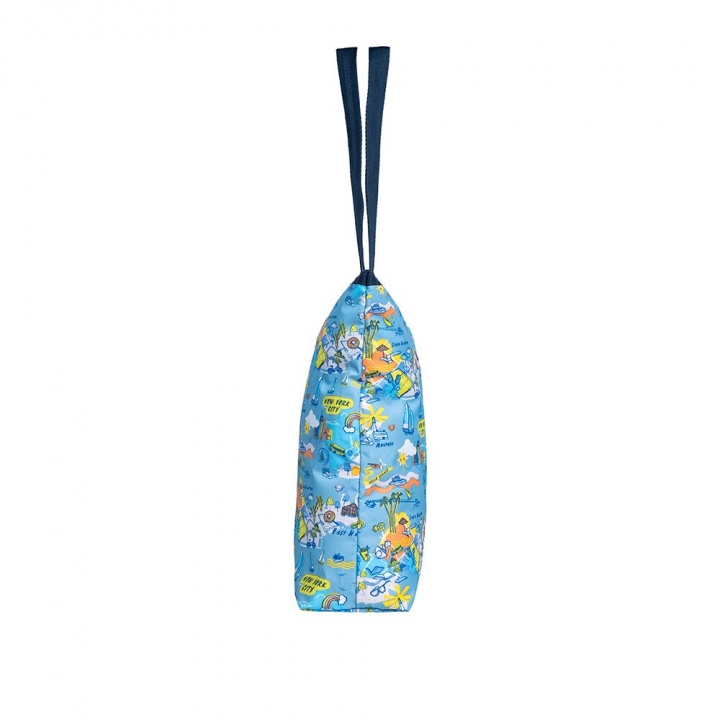 EASY MAGAZINE TOTEEASY MAGAZINE TOTE 長型托特包- 渡假地圖
