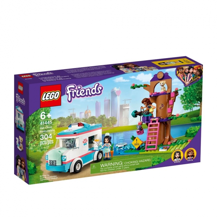  LEGO 41445 Friends系列獸醫診所救護車