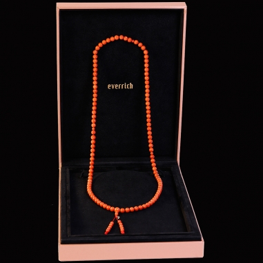 CORAL PRAYER BEADS珊瑚佛珠串鍊