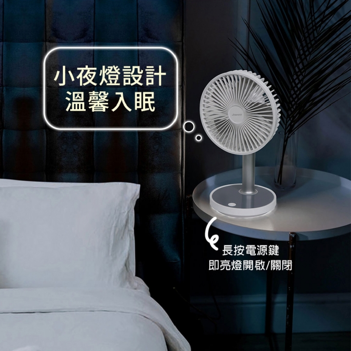  JWAY 7吋自然風USB長效桌立扇(多色可選)【廠商直寄】