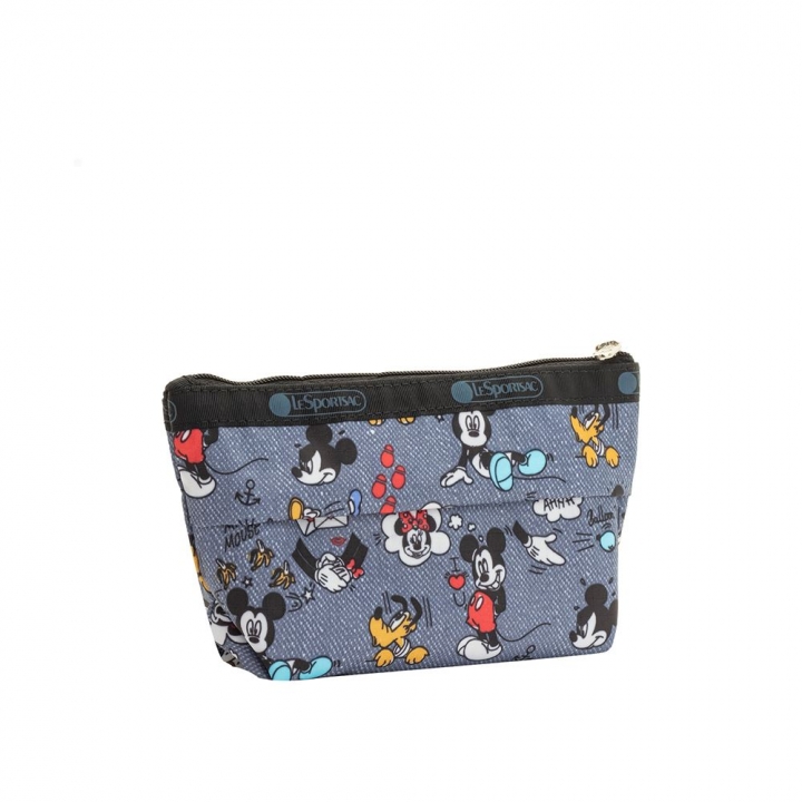 SMALL SLOAN COSMETICSMALL SLOAN COSMETIC 化妝包 - MICKEY & FRIENDS米奇嘉年華