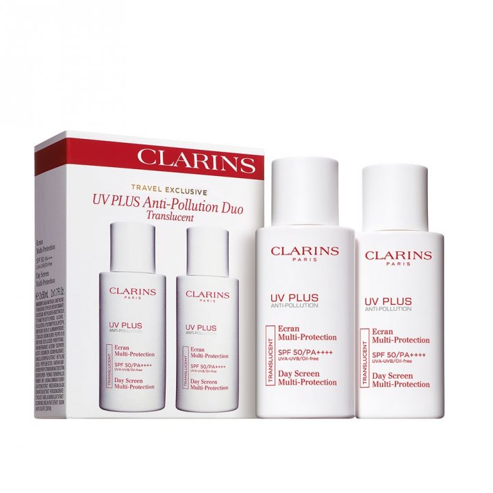 CLARINS克蘭詩 輕呼吸全效UV隔離露SPF50 PA++++ 雙瓶裝特惠組