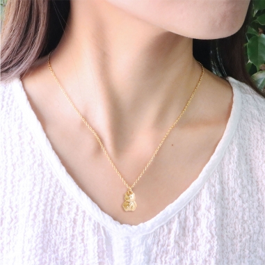 CARD NECKLACE卡片項鍊 Card Necklace 台灣文化立體款｜台灣黑熊