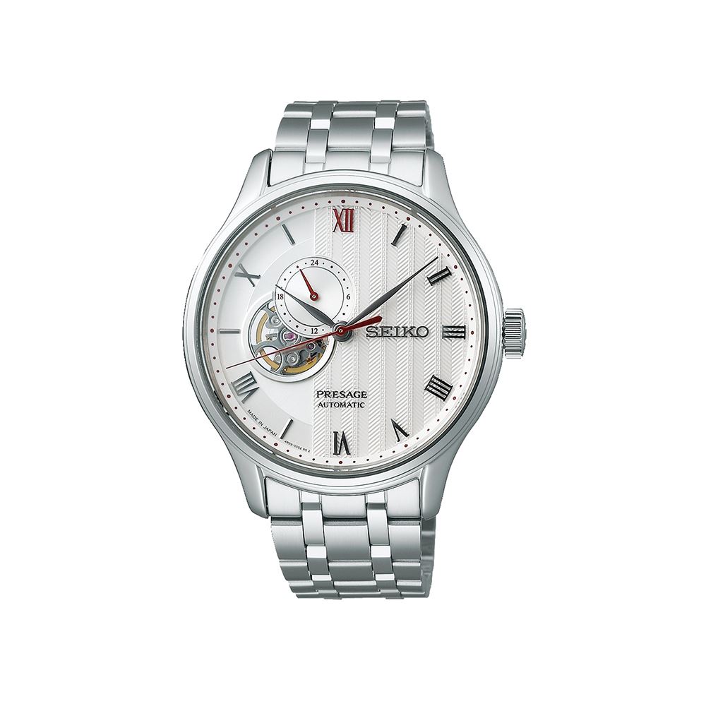 SEIKO Presage 沉穩風格羅馬開芯機械腕錶