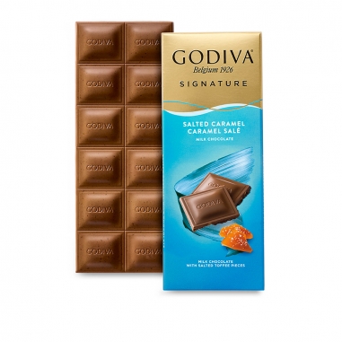 MILKSALTEDCARAMEL TABLETGODIVA|醇享系列海岩焦糖巧克力磚