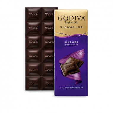 Dark 72% Choco TabletGODIVA|醇享系列72%黑巧克力磚