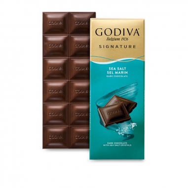 Dark Sea Salt TabletGODIVA|醇享系列海鹽黑巧克力磚