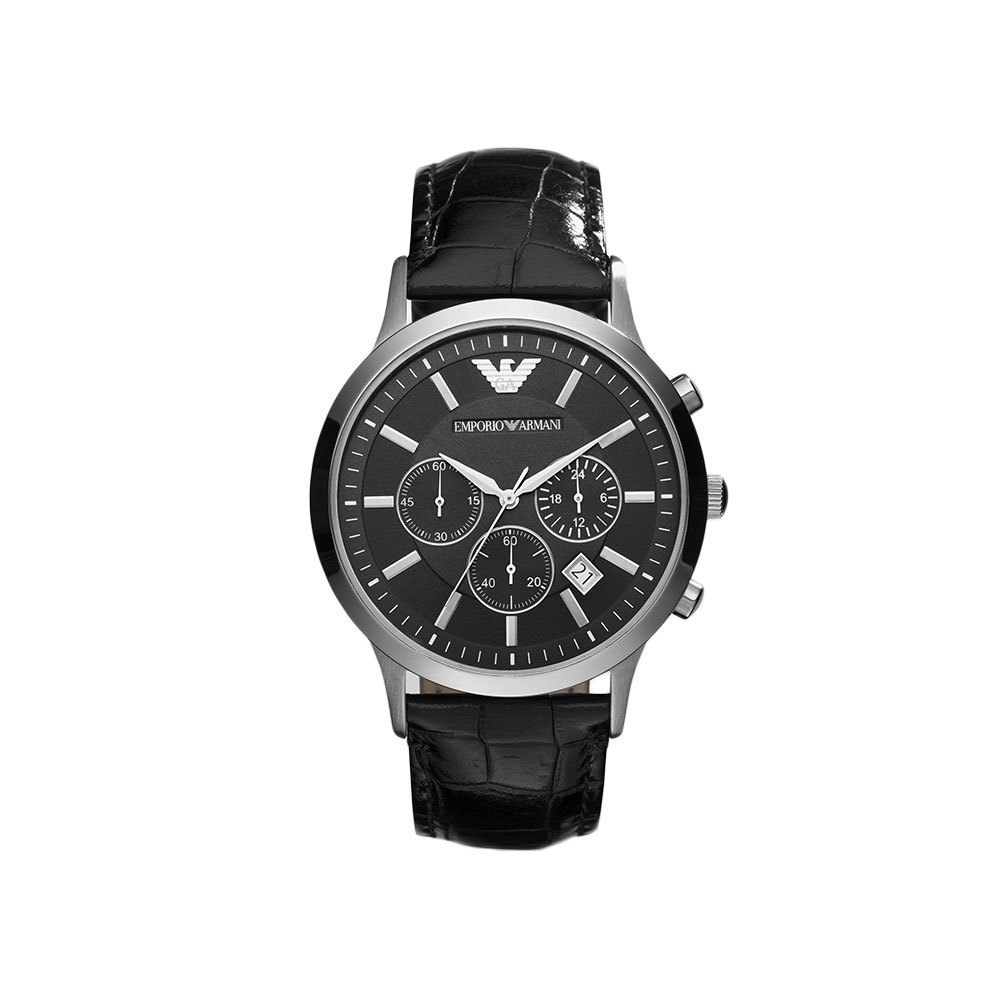 Emporio Armani 簡約內斂計時腕錶