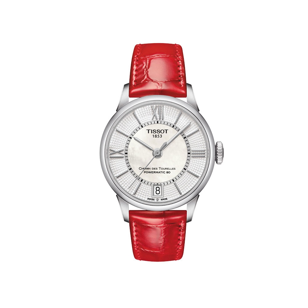 TISSOT 天梭 CHEMIN DES TOURELLES POWERMATIC 80 女士腕錶