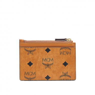 TRACY VI CARD CASE MNI CO, 001Visetos Tracy 拉鏈卡片夾