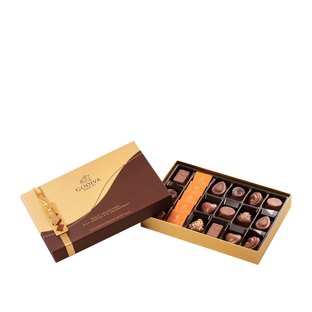 Godiva GODIVA｜金裝含餡牛奶巧克力禮盒