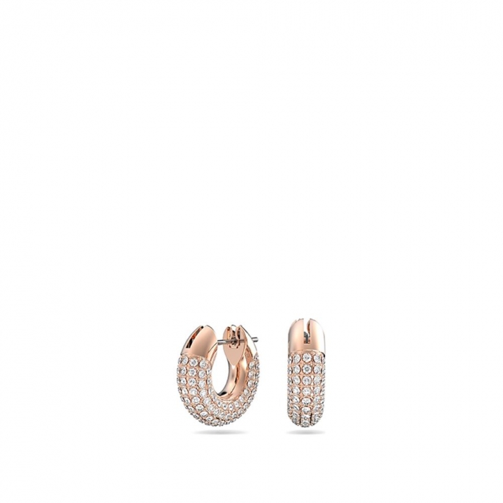 Dextera hoop earrings
Pavé, White, Rose-gold tone platedDextera 耳環