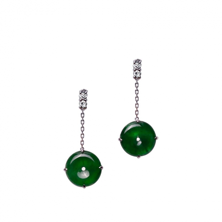 JADE EARRINGS翡翠耳環