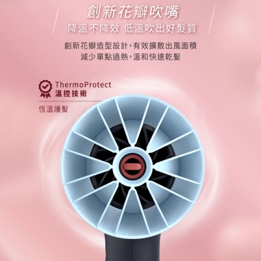 Philips BHD360 21Philips 飛利浦|含烘罩負離子溫控護髮吹風機(BHD360 21) 霧柔黑