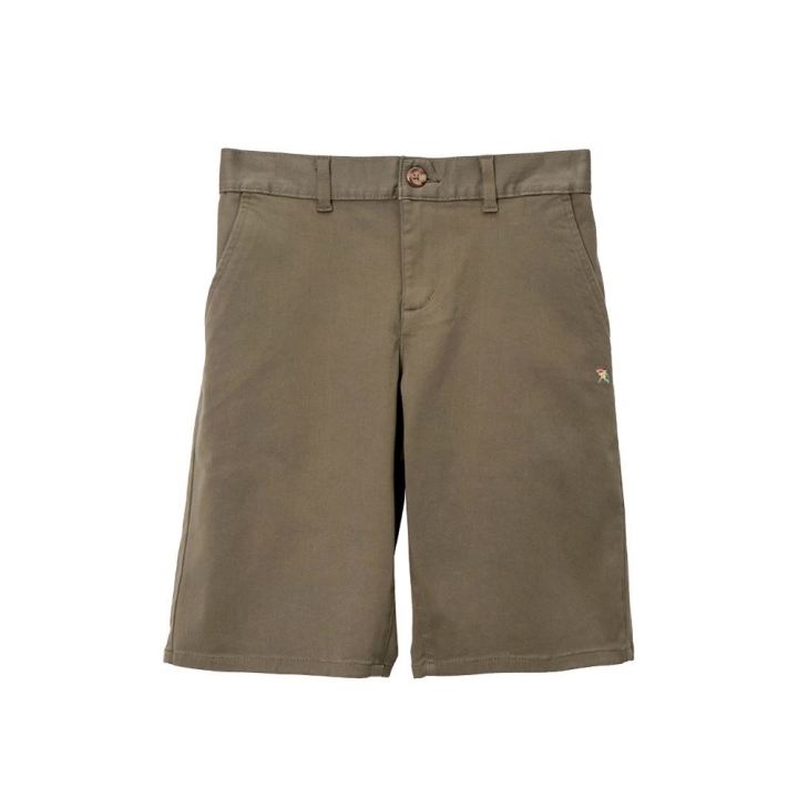 Short pants彈性斜紋基本款五分褲