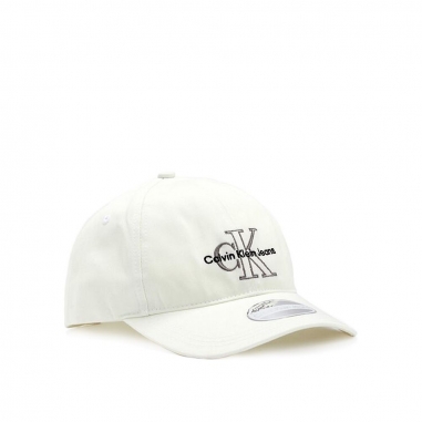 Calvin Klein 卡爾文克雷恩(精品) Calvin Klein Jeans Accessories 純棉交疊刺繡鴨舌棒球帽