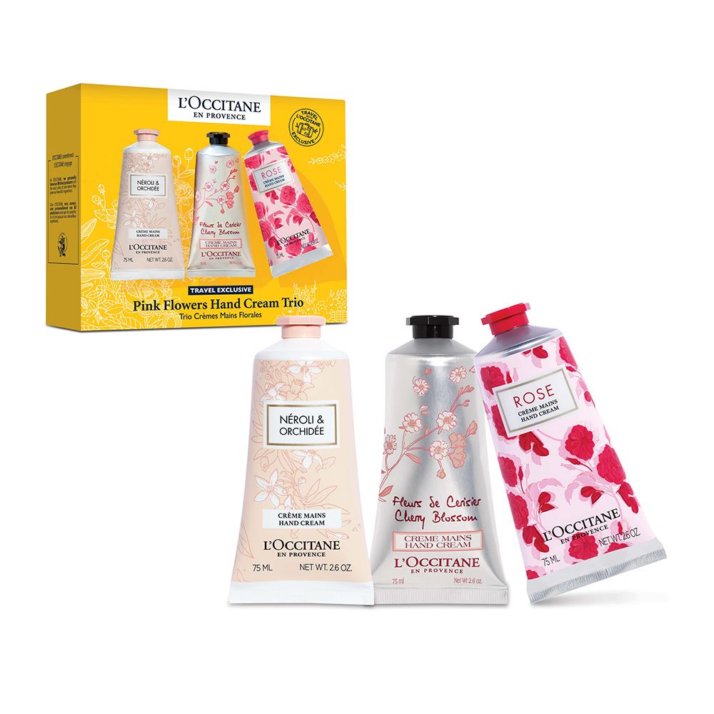 L'Occitane 粉嫩迷人花香潤手霜套裝