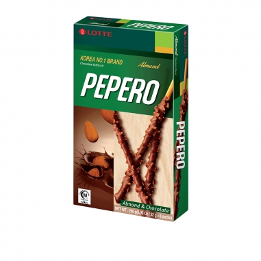 Lotte Almond Pepero Big PackLotte 樂天 Pepero 杏仁巧克力棒分享盒