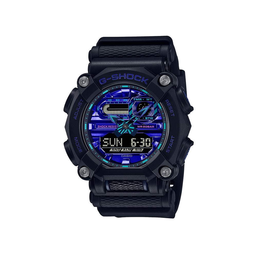 CASIO G-SHOCK腕錶 VIRTUAL BLUE 系列(GA-900VB-1A)