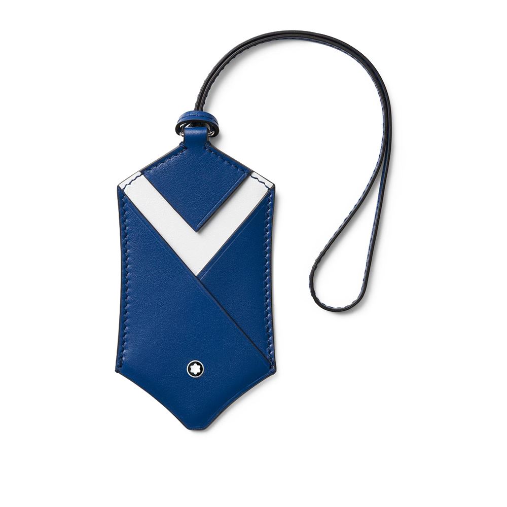 Montblanc 大班系列藍色行李牌