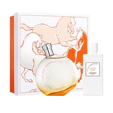 HERMÈS愛馬仕 橘彩星光(Eau des Merveilles)淡香水禮盒特惠組